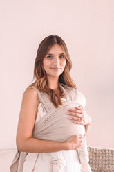 Kargo Pre-Wrapped Stretch Baby Wrap Sand