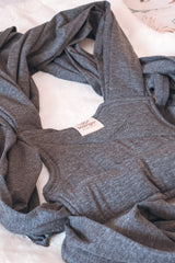 Kargo Pre-Wrapped Stretch Baby Wrap Grey