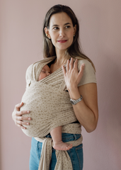Leopard Print Stretch Baby Wrap