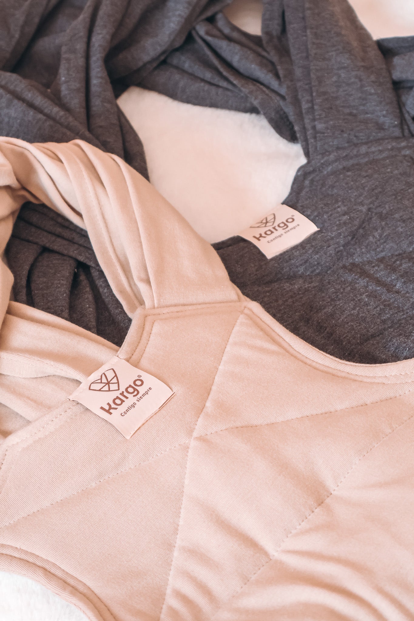Kargo Pre-Wrapped Stretch Baby Wrap Sand